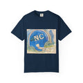 North Carolina Football Helmet Art T-Shirt — Vintage NC Helmet Graphic Tee